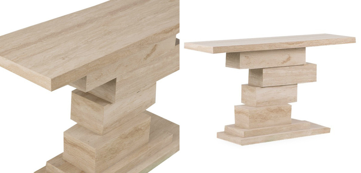 Консоль Taya Travertine Console