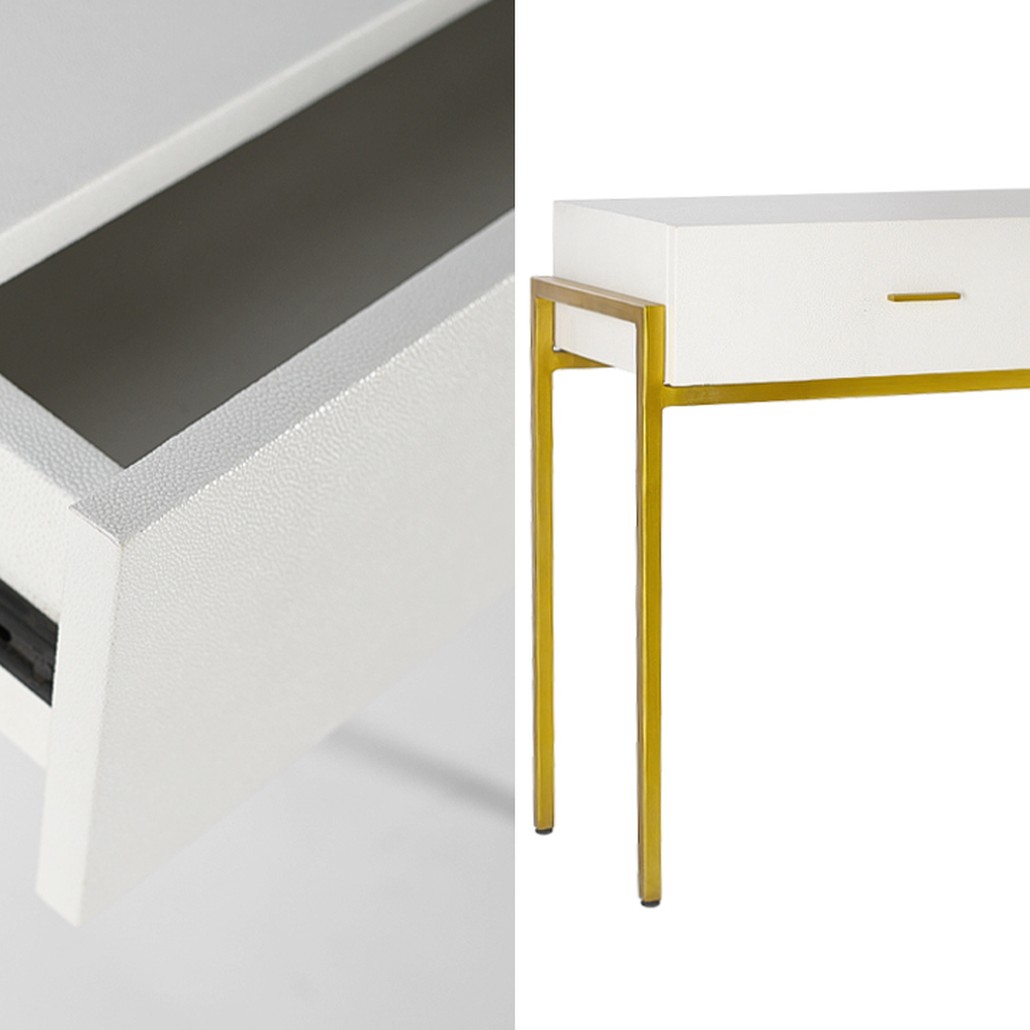 Консоль White Texture Stingray Console