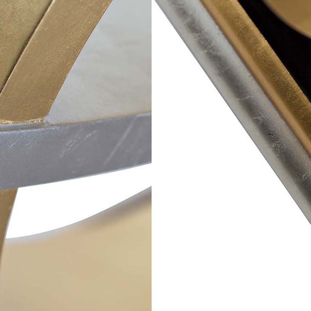 Консоль Wooden Base Gold & Silver