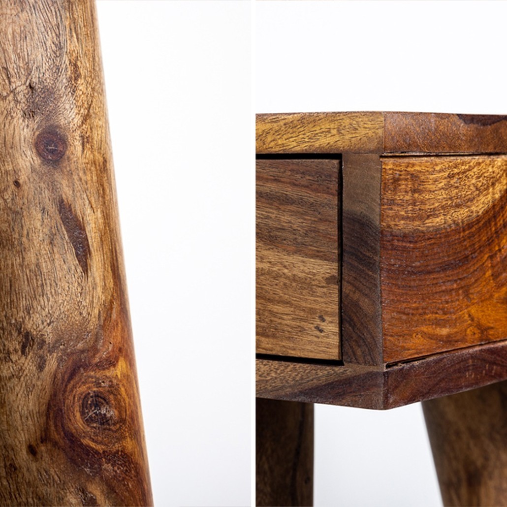Консоль в скандинавском стиле Handmade Wooden