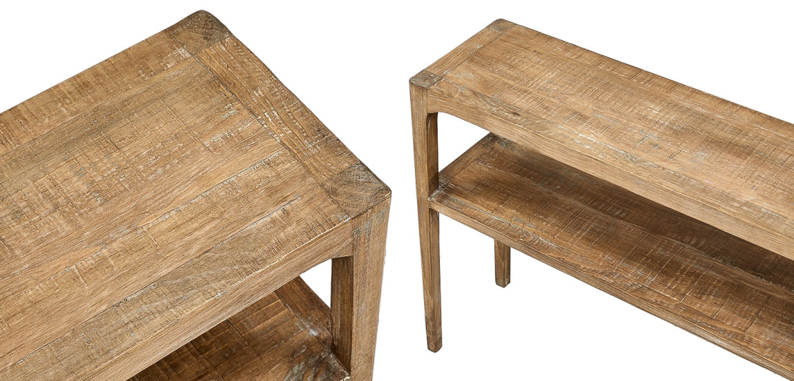 Консоль деревянная Reynaud Wood Console Table