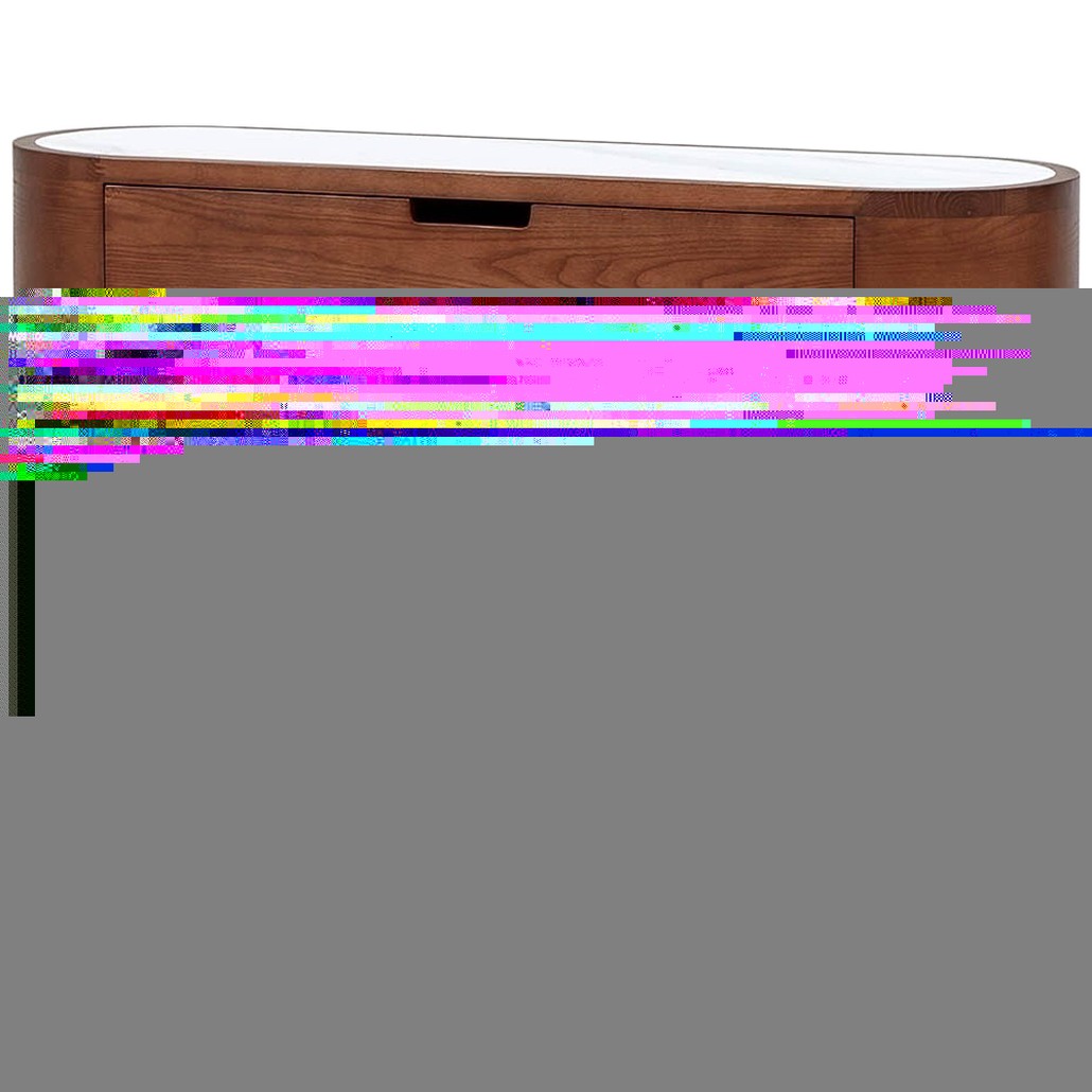 Консоль деревянная с мраморной столешницей Gote Marble Console