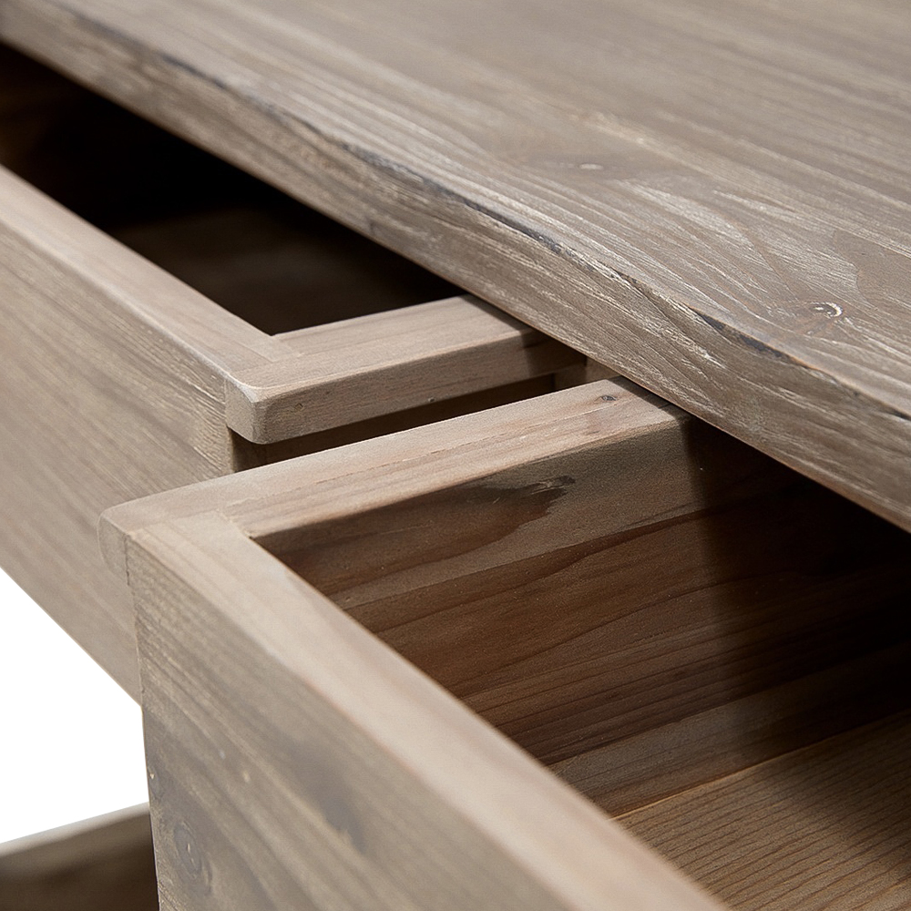 Консоль деревянная с ящиками Wood Jordan Console Table