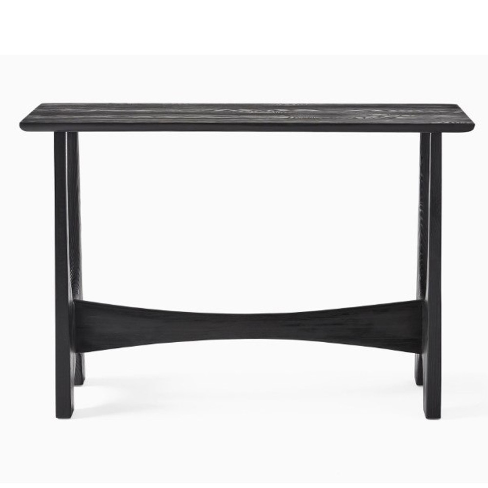 Консоль деревянная чёрная Black Tanner