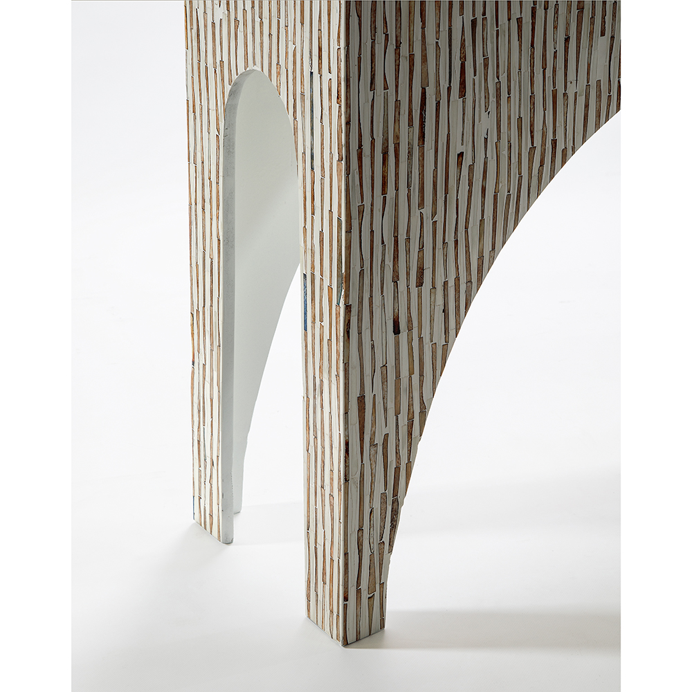 Консоль Дизайнерская Hasle Bone Inlay Console Beige