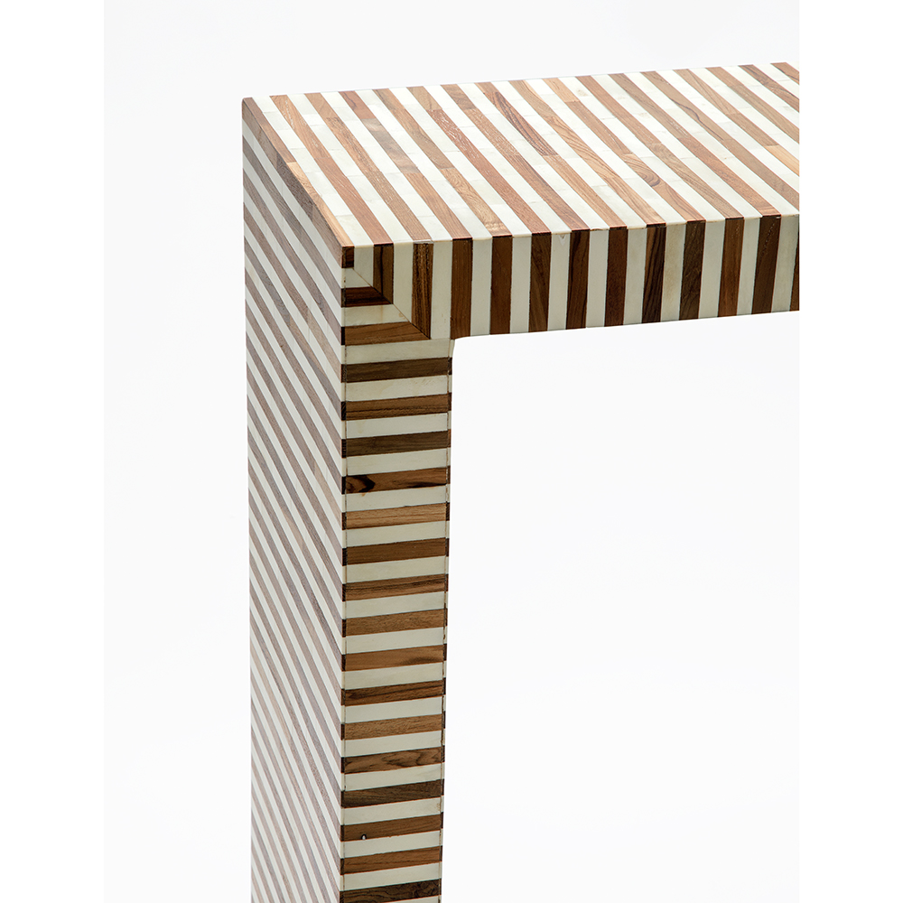 Консоль Дизайнерская Stripes Console Beige