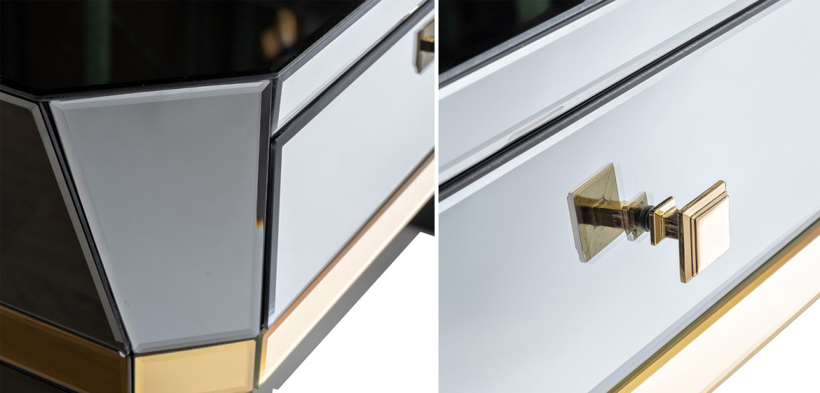 Консоль зеркальная Emiliano Mirrored Console