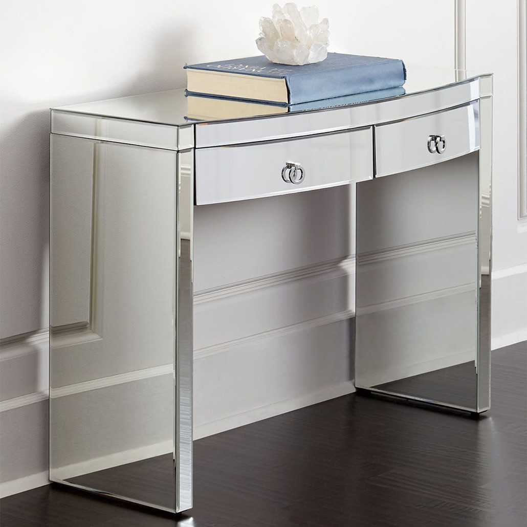Консоль зеркальная с 2-мя выдвижными ящиками Console with Mirror Panels