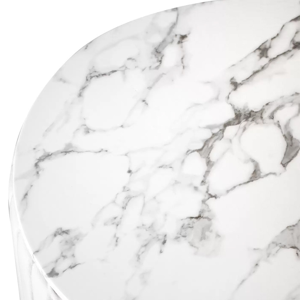 Консоль овальная на золотистых фигруных ножках Wall Console