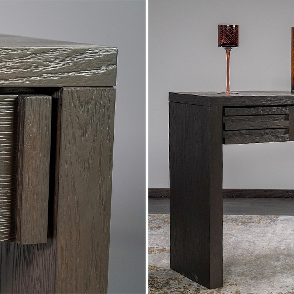 Консоль с двумя ящиками Wooden Rails