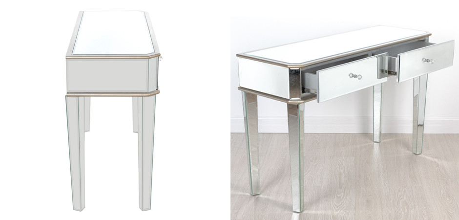 Консоль с зеркальной поверхностью Invisible