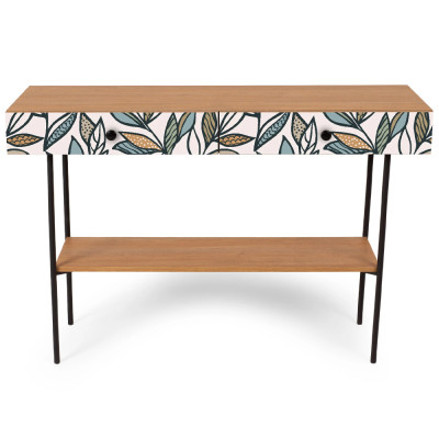 Консоль с принтом на ящиках Elise Console Table