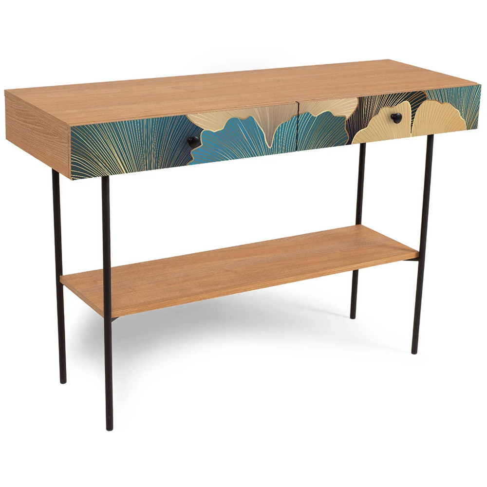 Консоль с принтом на ящиках Elise Console Table