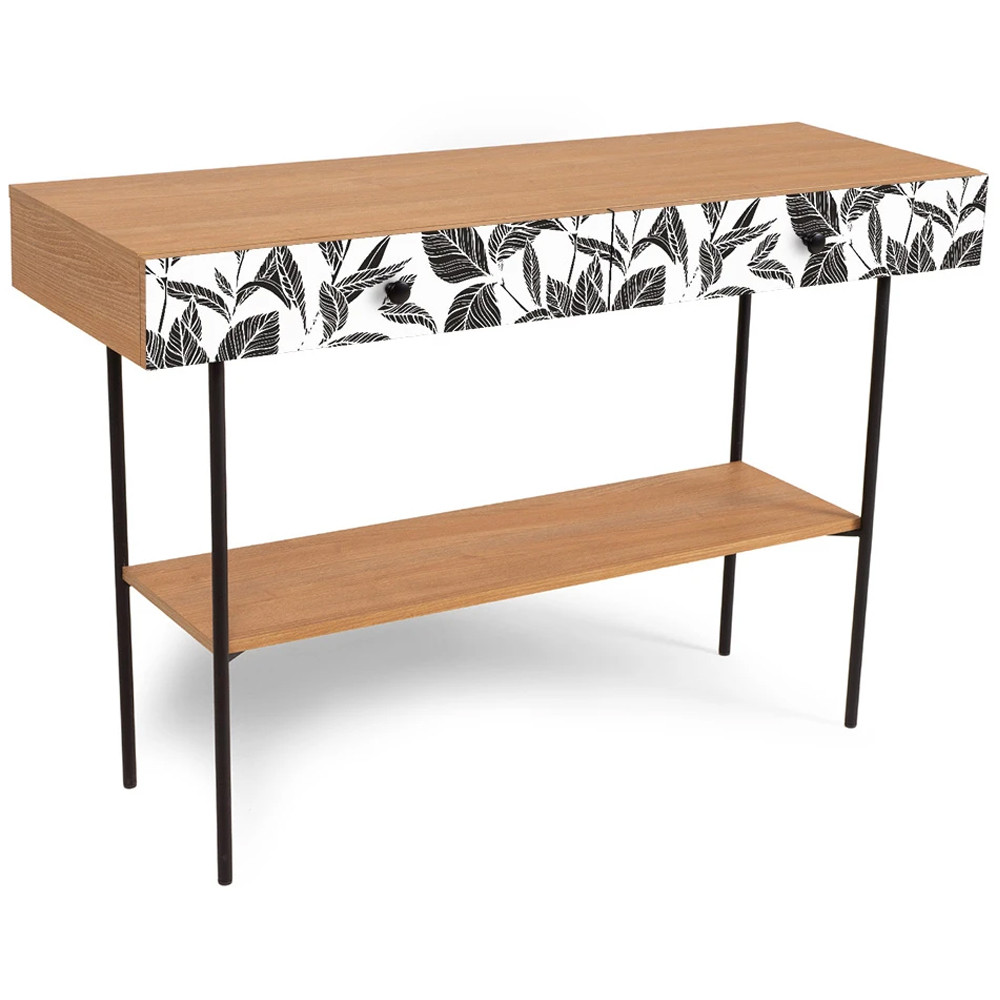 Консоль с принтом на ящиках Elise Console Table