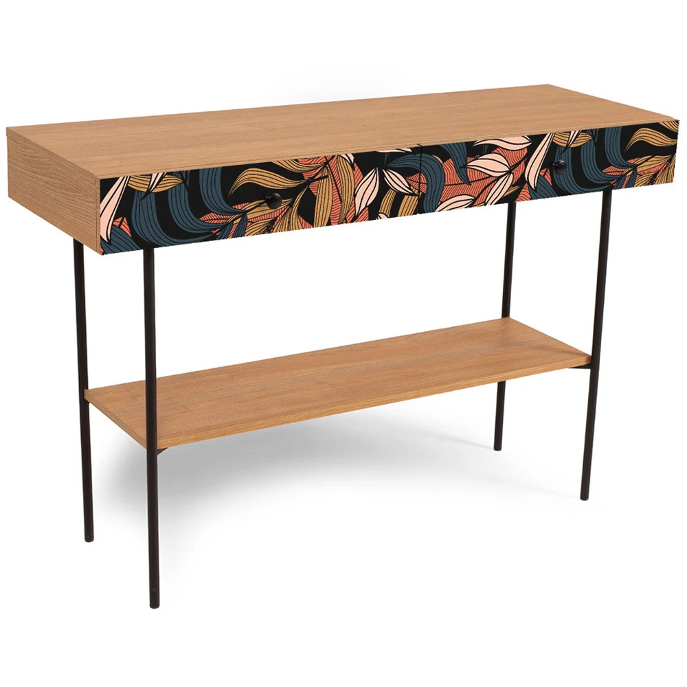 Консоль с принтом на ящиках Elise Console Table