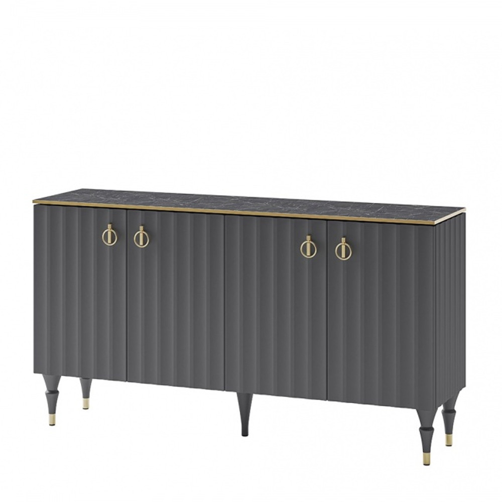 Консоль с фасадами цвета графит Antique Order Graphite