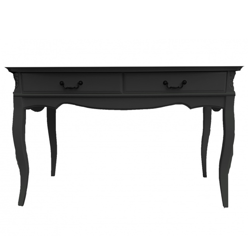 Консоль черного цвета из массива бука в стиле прованс Black Provence