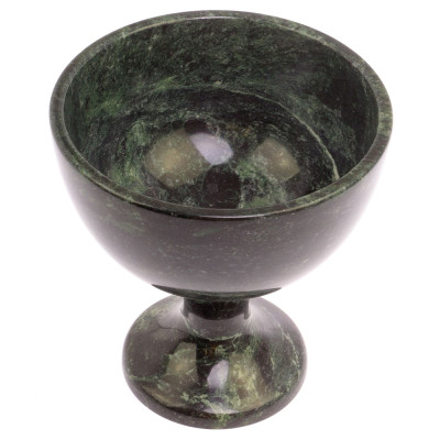 Конфетница из натурального камня змеевик Candy Bowl