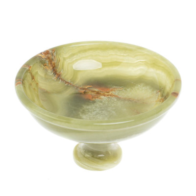 Конфетница из натурального камня оникс Stone Candy Bowl