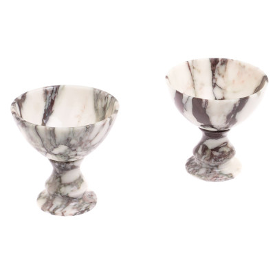 Конфетница из саянского мрамора Stone Candy Bowl