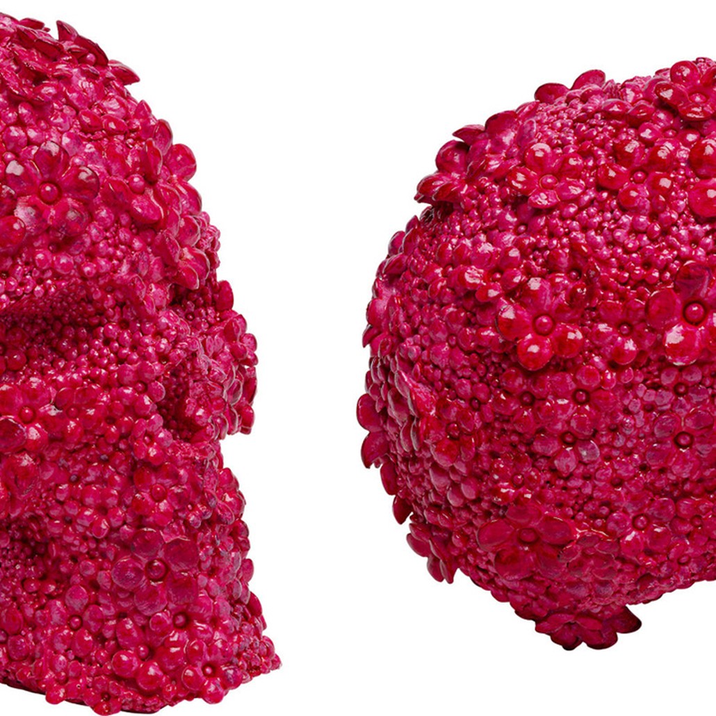 Копилка Pink Skull made of Flowers