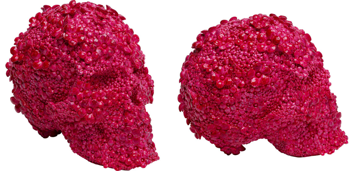 Копилка Pink Skull made of Flowers