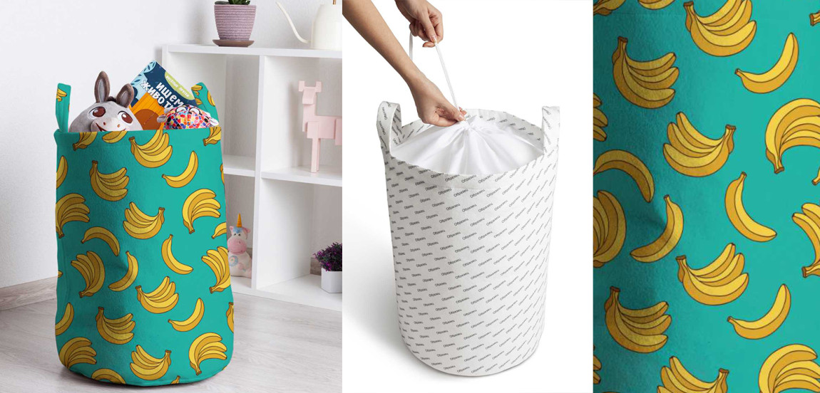 Корзина Bananas Pattern Basket