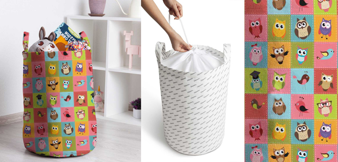Корзина Birds Puzzle Basket