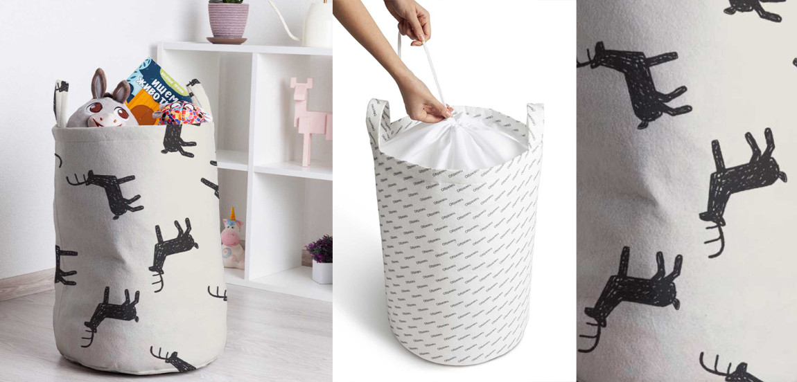Корзина Deer Pattern Basket