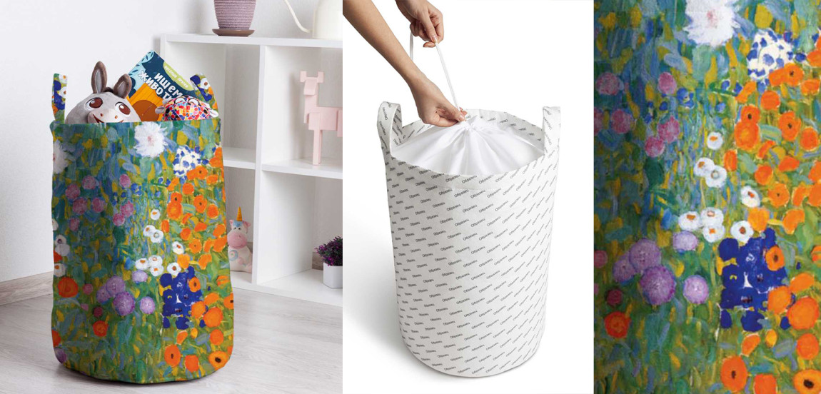 Корзина Flowers Impressionism Basket