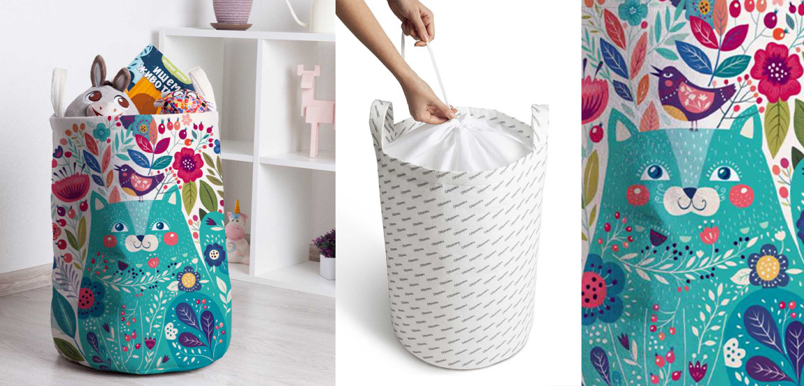 Корзина Funny Cat Basket
