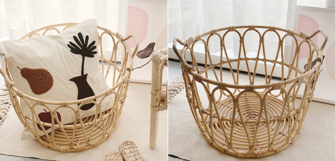 Корзина Round Wicker Baskets