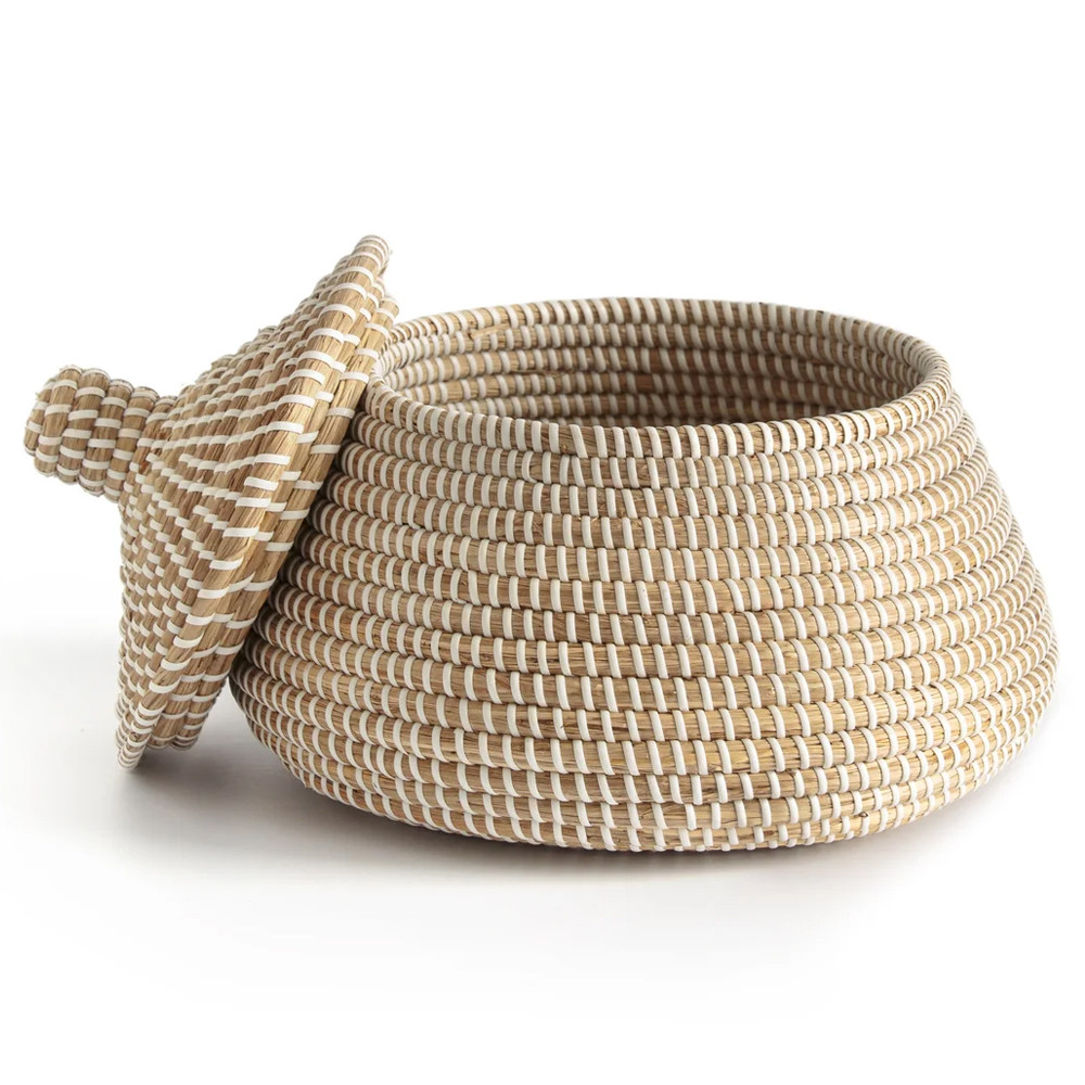 Корзина с крышкой Lindsay Wicker Basket