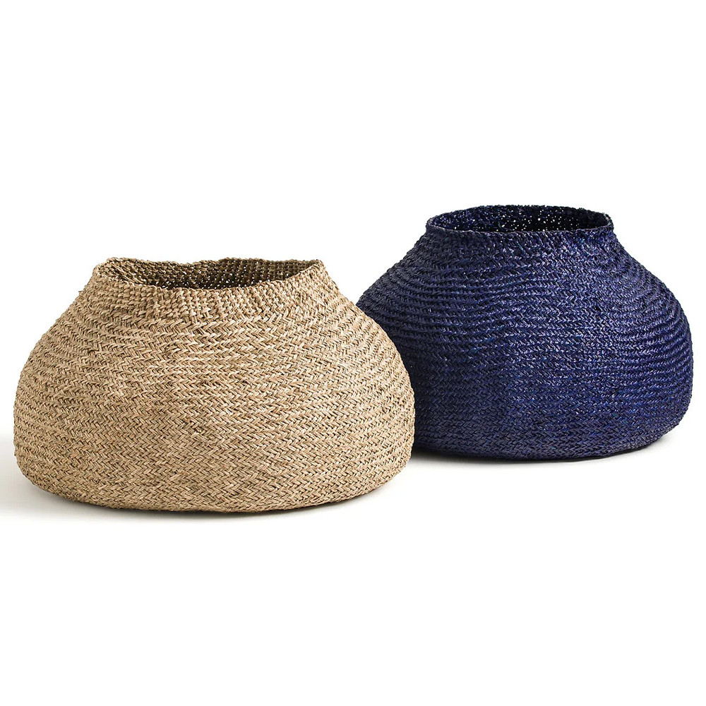 Корзина синяя Elewisa Wicker Basket