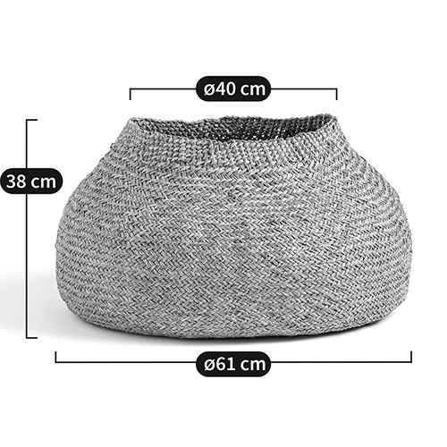 Корзина синяя Elewisa Wicker Basket