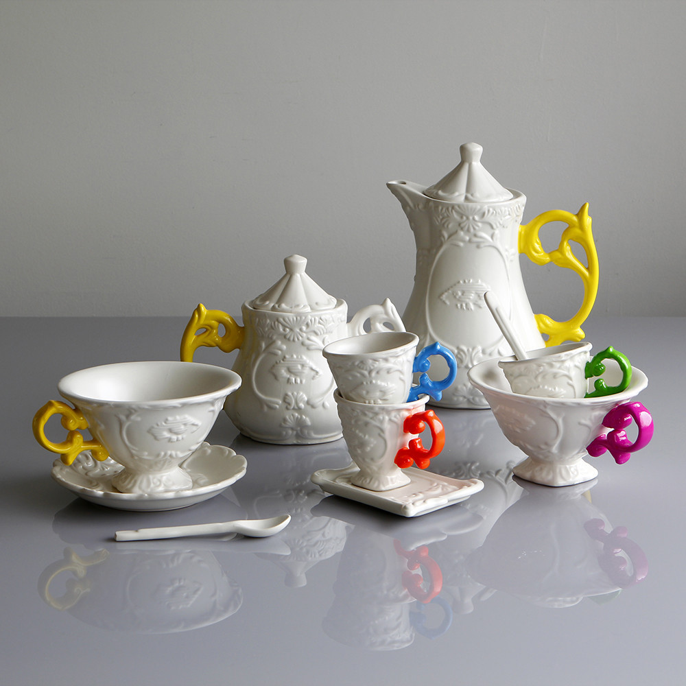 Кофейная пара Seletti I-Coffee Fuchsia