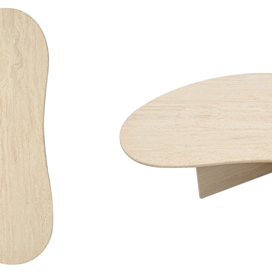 Кофейный стол Abi Travertine Coffee Table