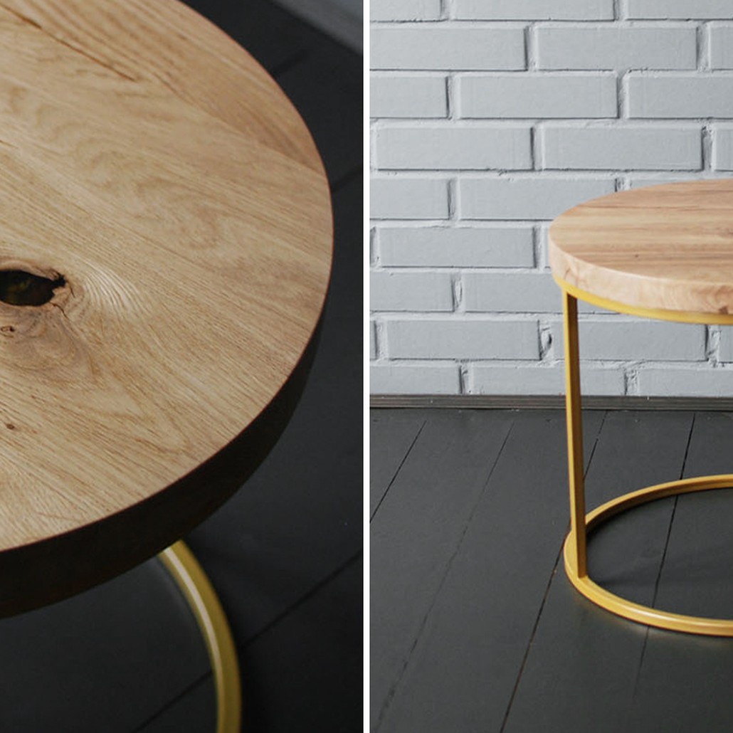 Кофейный стол Beck Industrial Metal Rust Coffee Table