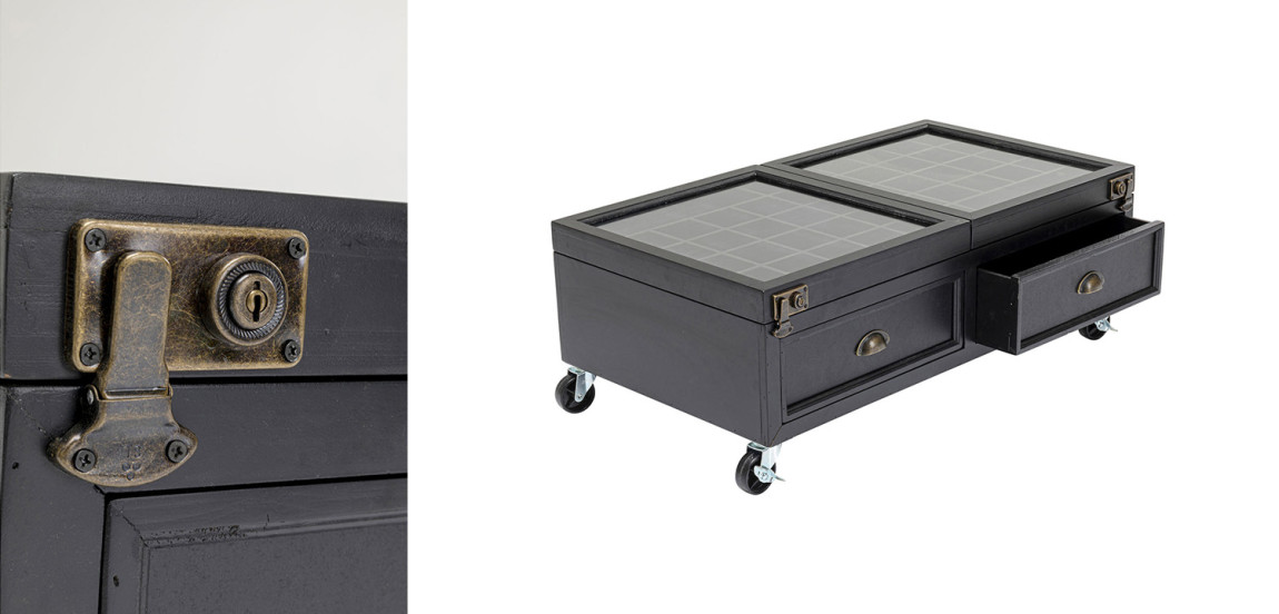 Кофейный стол Black Storage Space