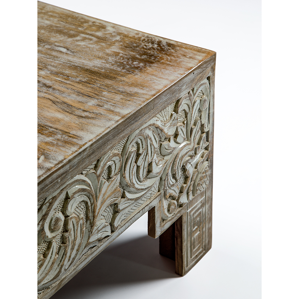 Кофейный стол Carved Сoffee table ручная резьба по дереву