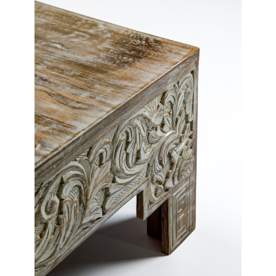 Кофейный стол Carved Сoffee table ручная резьба по дереву