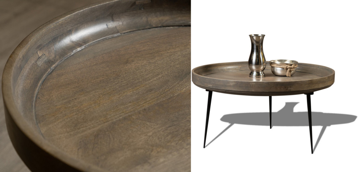 Кофейный стол Davidson Coffee Table platinum 40