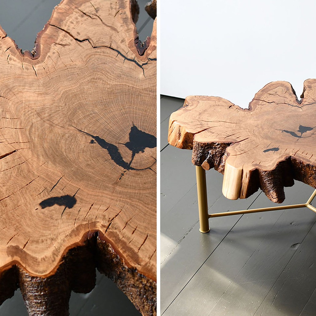 Кофейный стол Deleon Industrial Metal Rust Coffee Table