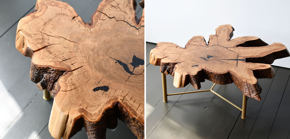 Кофейный стол Deleon Industrial Metal Rust Coffee Table