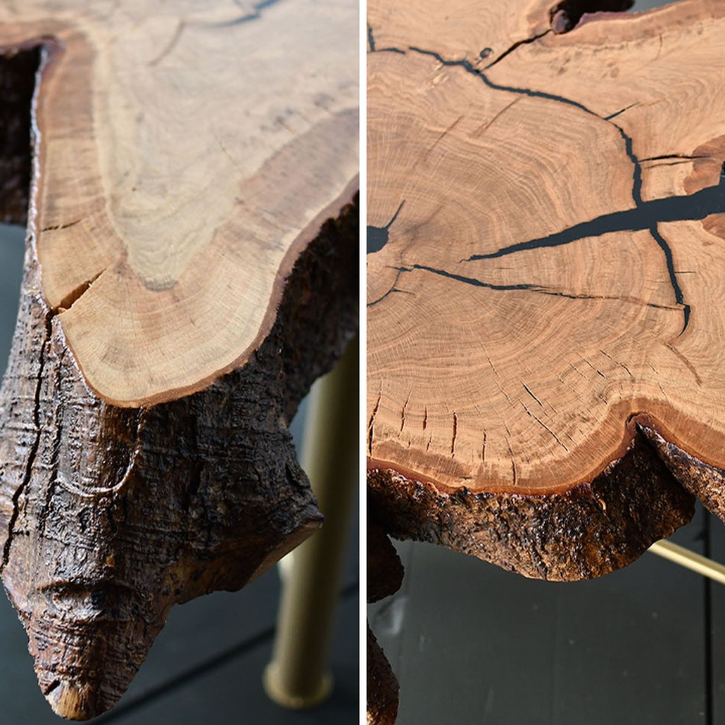 Кофейный стол Deleon Industrial Metal Rust Coffee Table