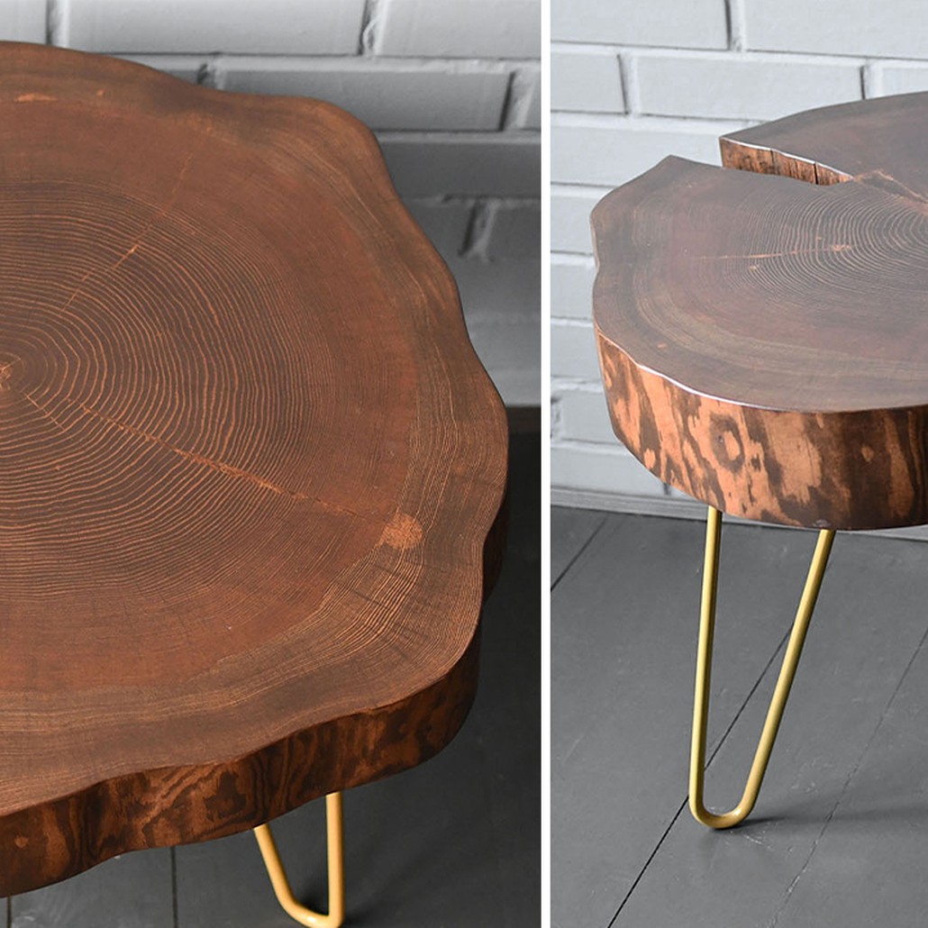 Кофейный стол Dylon Industrial Metal Rust Coffee Table