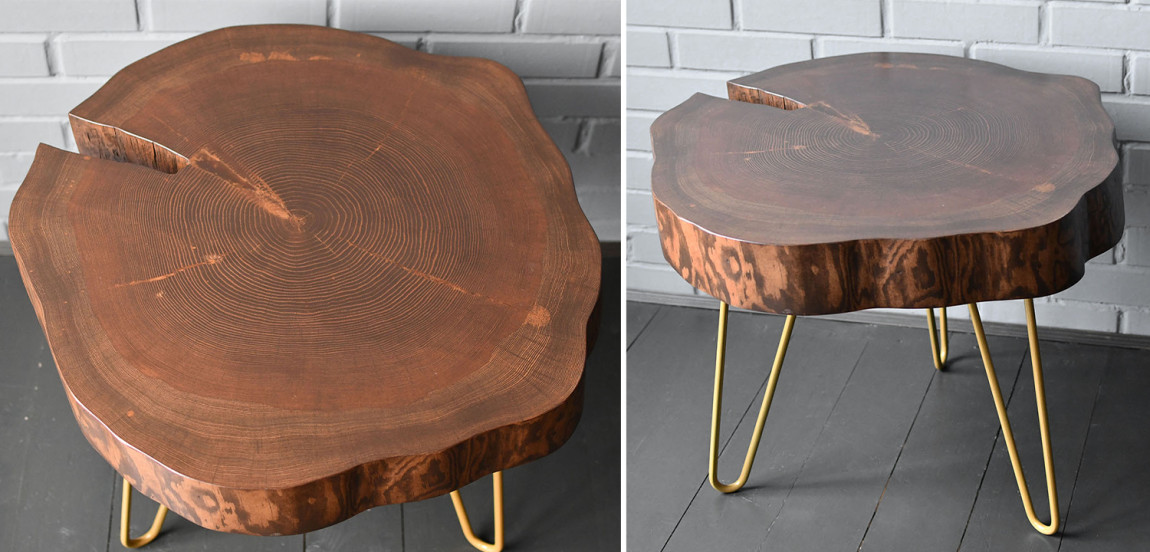 Кофейный стол Dylon Industrial Metal Rust Coffee Table