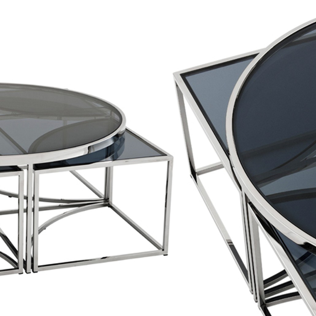 Кофейный стол Eichholtz Coffee Table Padova Stainless steel