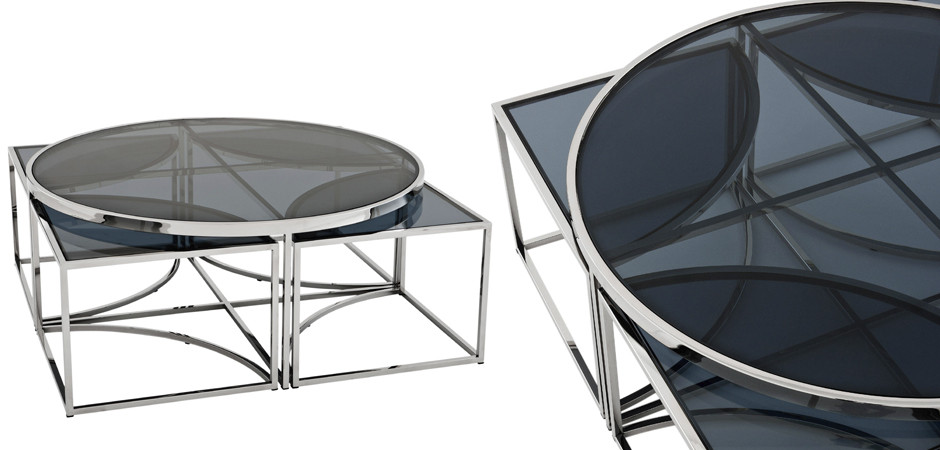 Кофейный стол Eichholtz Coffee Table Padova Stainless steel