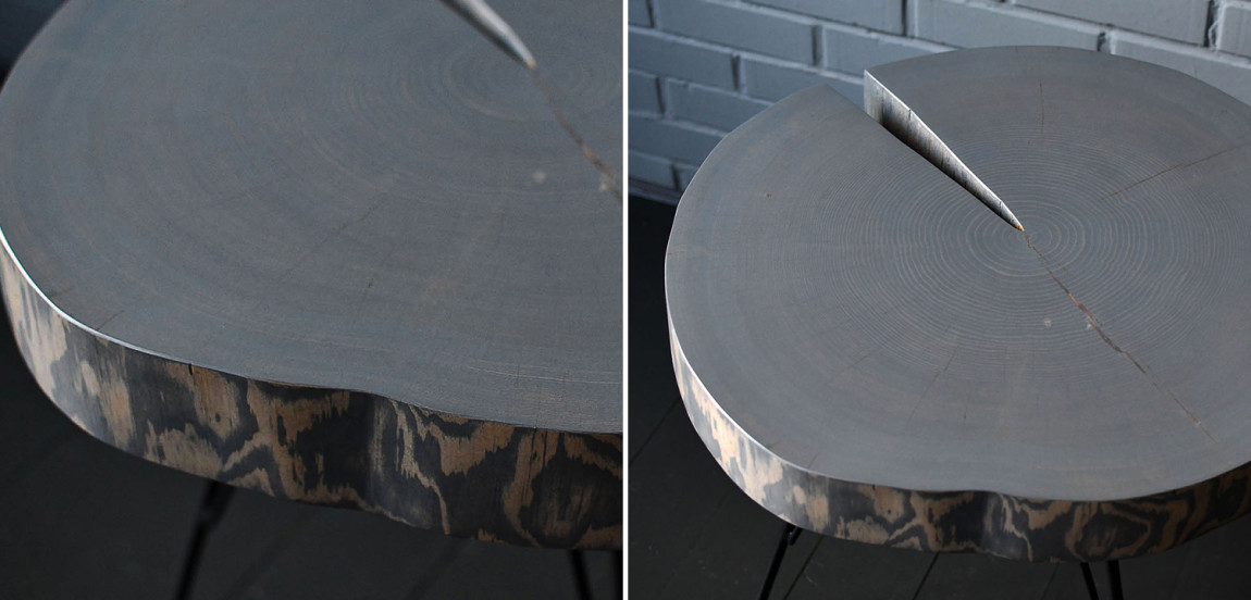 Кофейный стол Farley Industrial Metal Rust Coffee Table